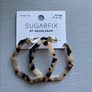 Tortoise Shell Earrings by Sugarfix